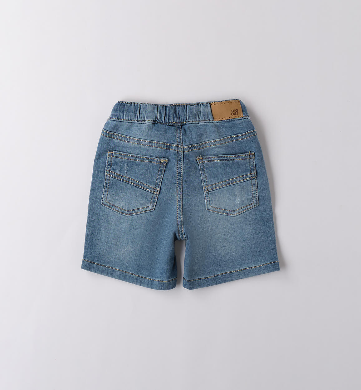 Jeans corti bambino STONE WASHED CHIARO-7400 - 1234B42500