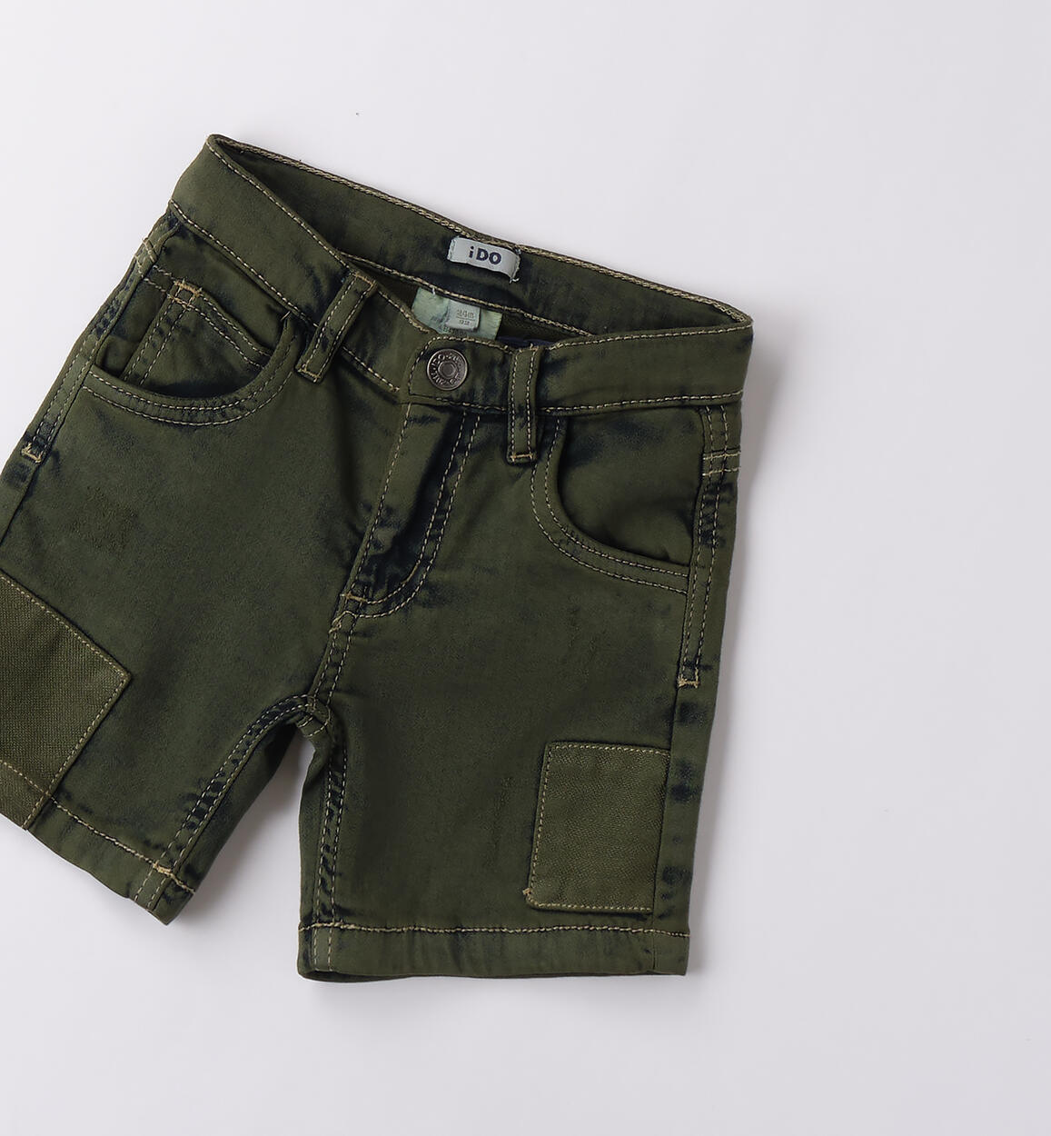 Jeans corti da bambino VERDE SALVIA-4951 - 1234B43000