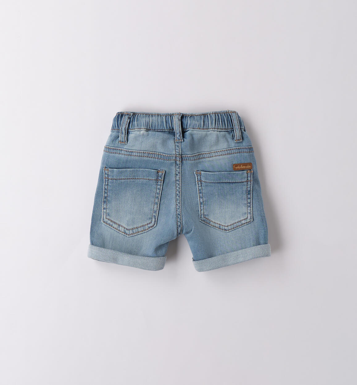 Jeans corti neonato LAVATO CHIARISSIMO-7300 - 0233B62500