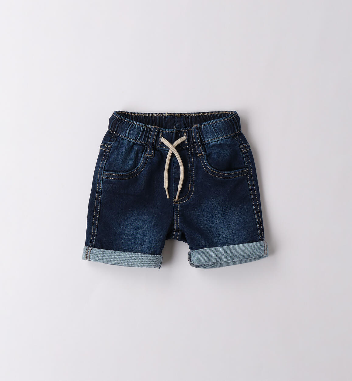 Jeans corti neonato STONE WASHED-7450 - 0233B62500