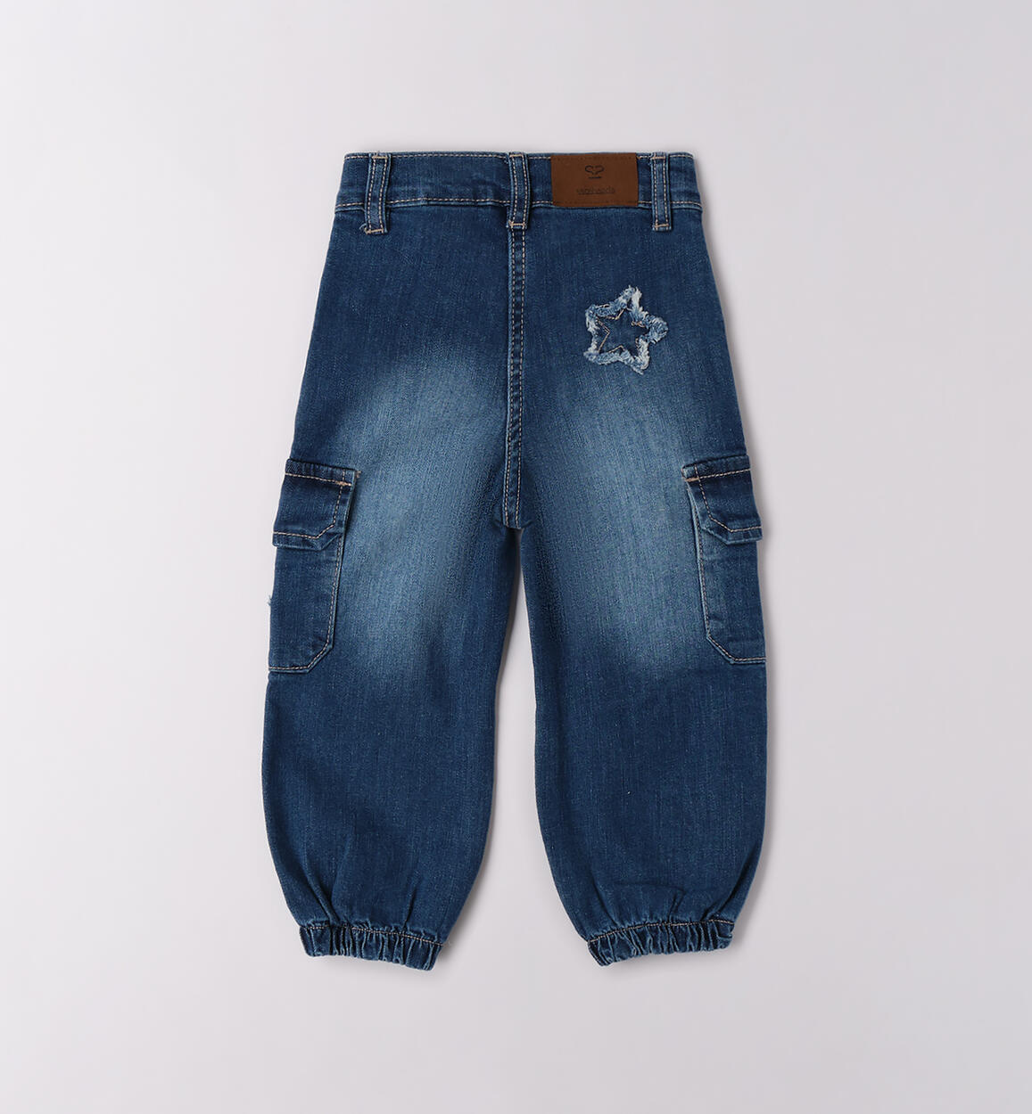 Jeans da bambina STONE WASHED CHIARO-7400 - 1580F35500