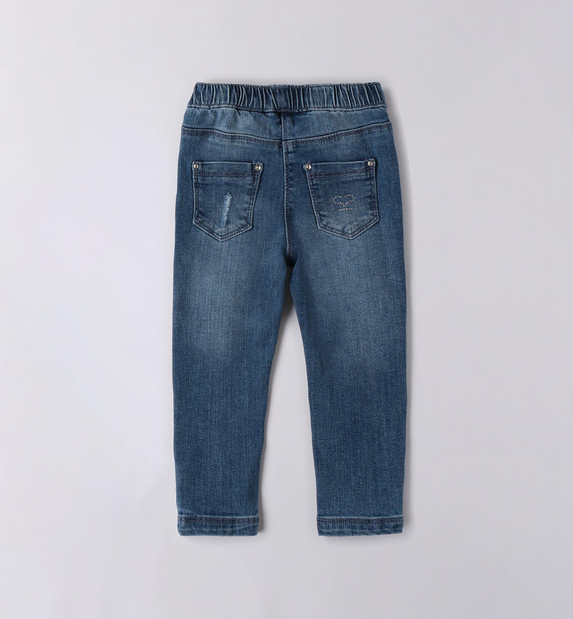 Jeans da bambina STONE WASHED CHIARO-7400 - 1580F23300