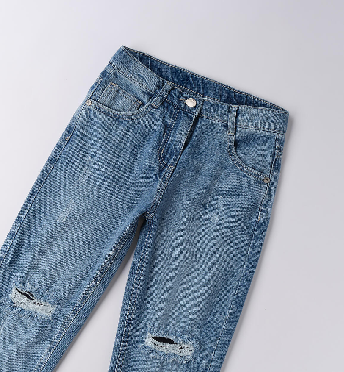 Jeans da ragazza STONE WASHED CHIARO-7400 - 2560F46000