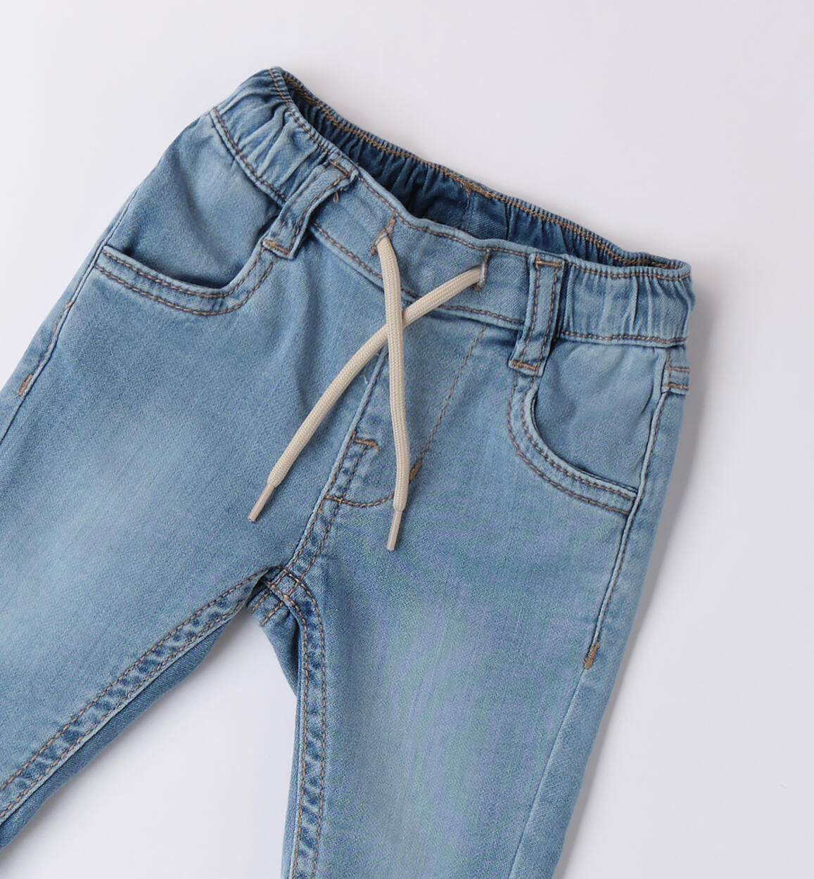 Jeans neonato Minibanda LAVATO CHIARISSIMO-7300 - 0223B68100