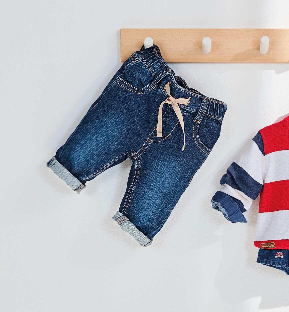 Jeans neonato Minibanda STONE WASHED-7450 - 0223B68100