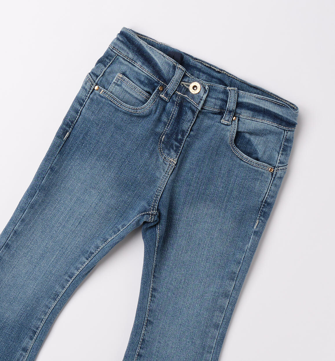 Jeans per bambina STONE WASHED CHIARO-7400 - 1584F31100