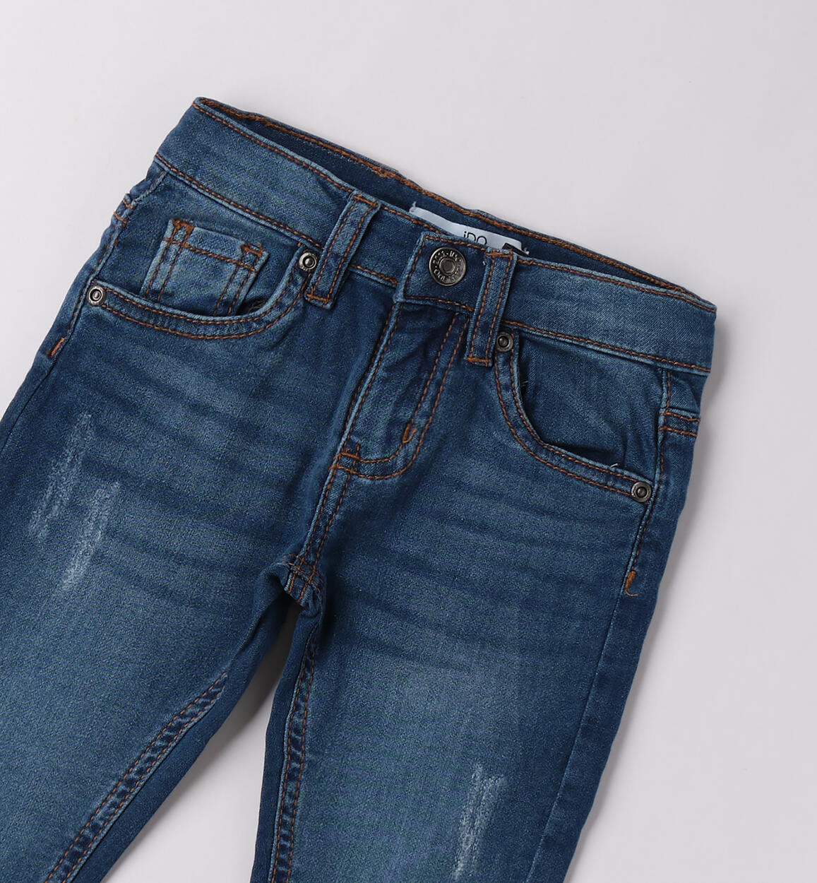 Jeans per bambino  STONE WASHED CHIARO-7400 - 1224F67000