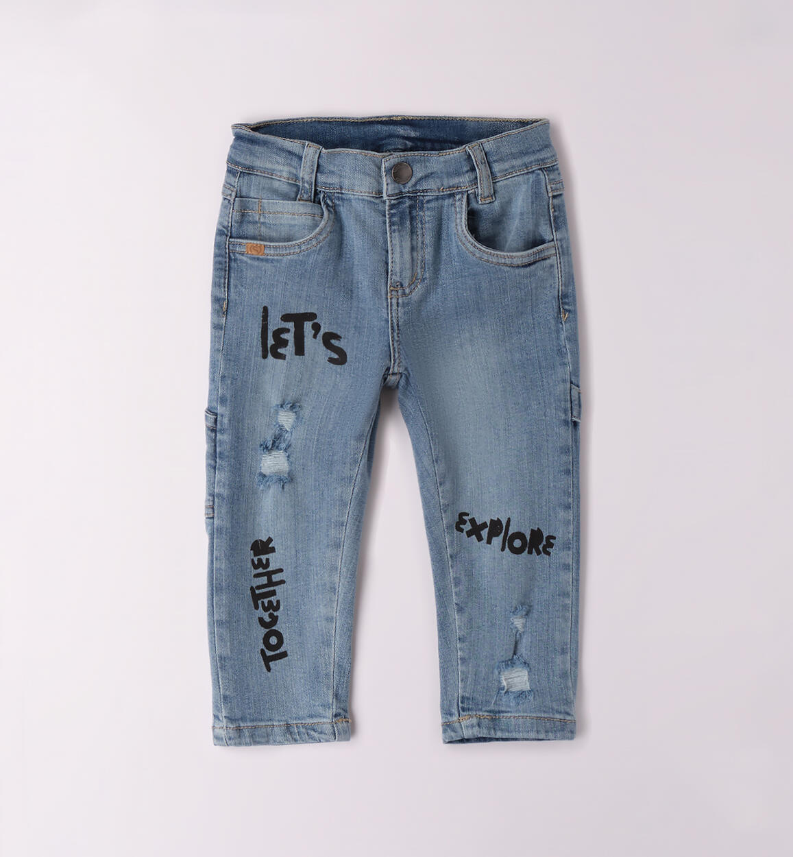 Jeans per bambino Sarabanda LAVATO CHIARISSIMO-7300 - 1220B03200