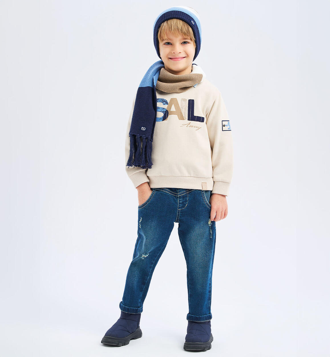 Jeans per bambino BEIGE Sarabanda