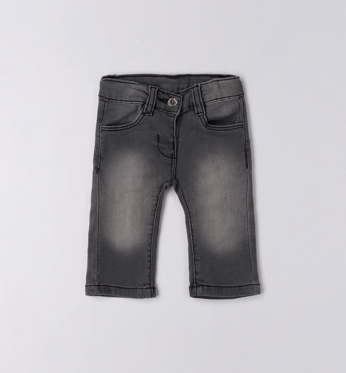 Jeans per neonata GRIGIO Minibanda