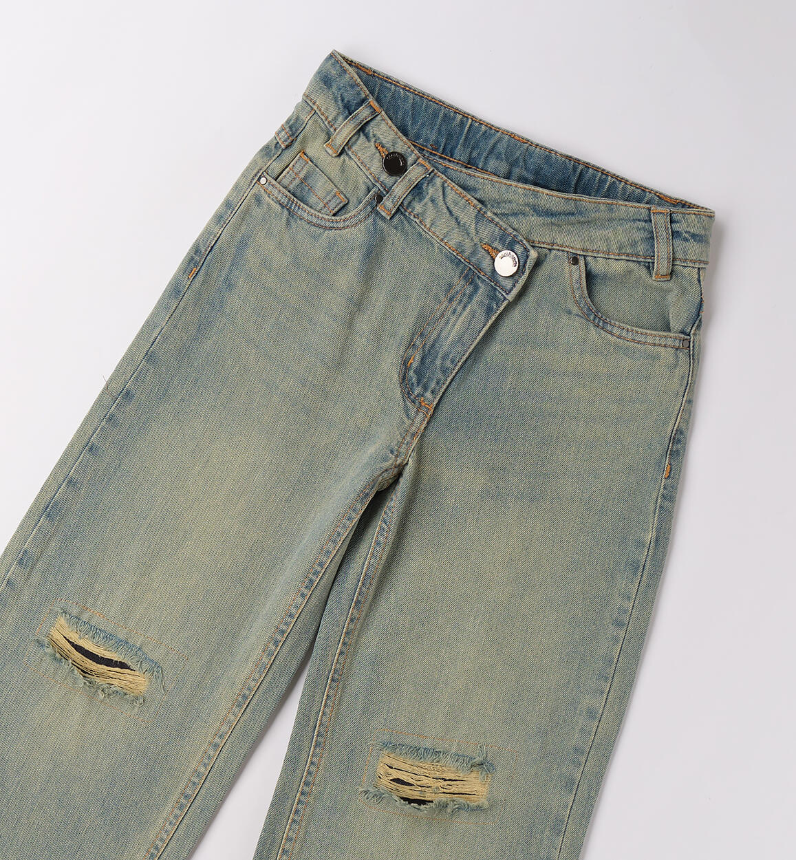 Jeans per ragazza Sarabanda BLEACH.+OVERDYED BEIGE-7162 - 2560F54500