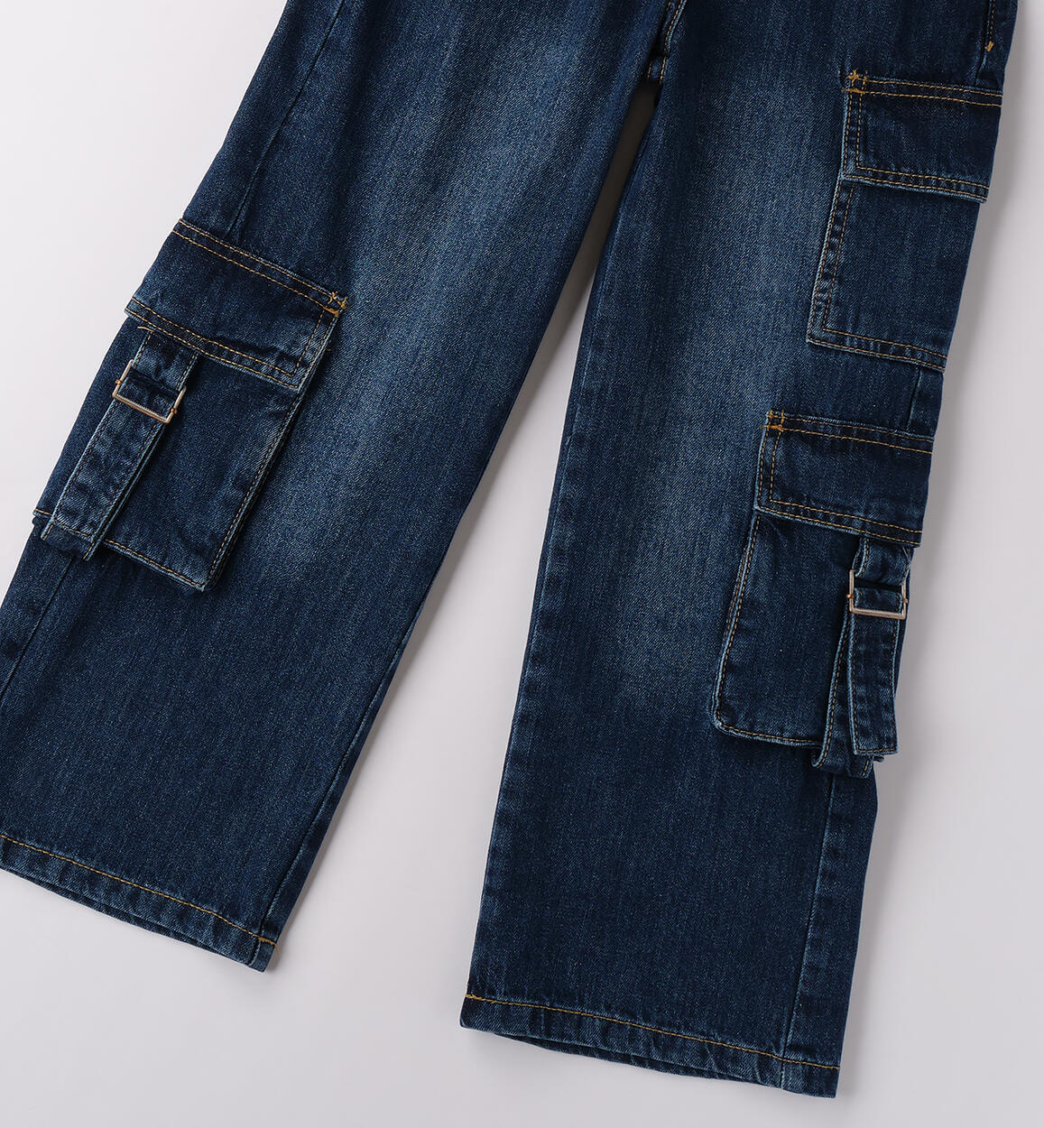Jeans per ragazza STONE WASHED MEDIUM BLUE -7044 - 2560F46100