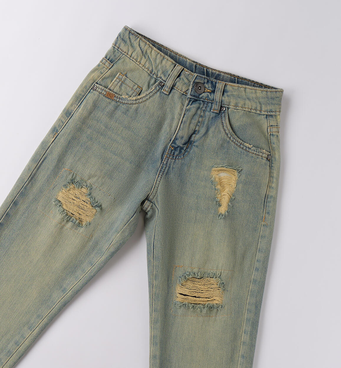 Jeans per ragazzo BLEACH.+OVERDYED BEIGE-7162 - 2520B75500