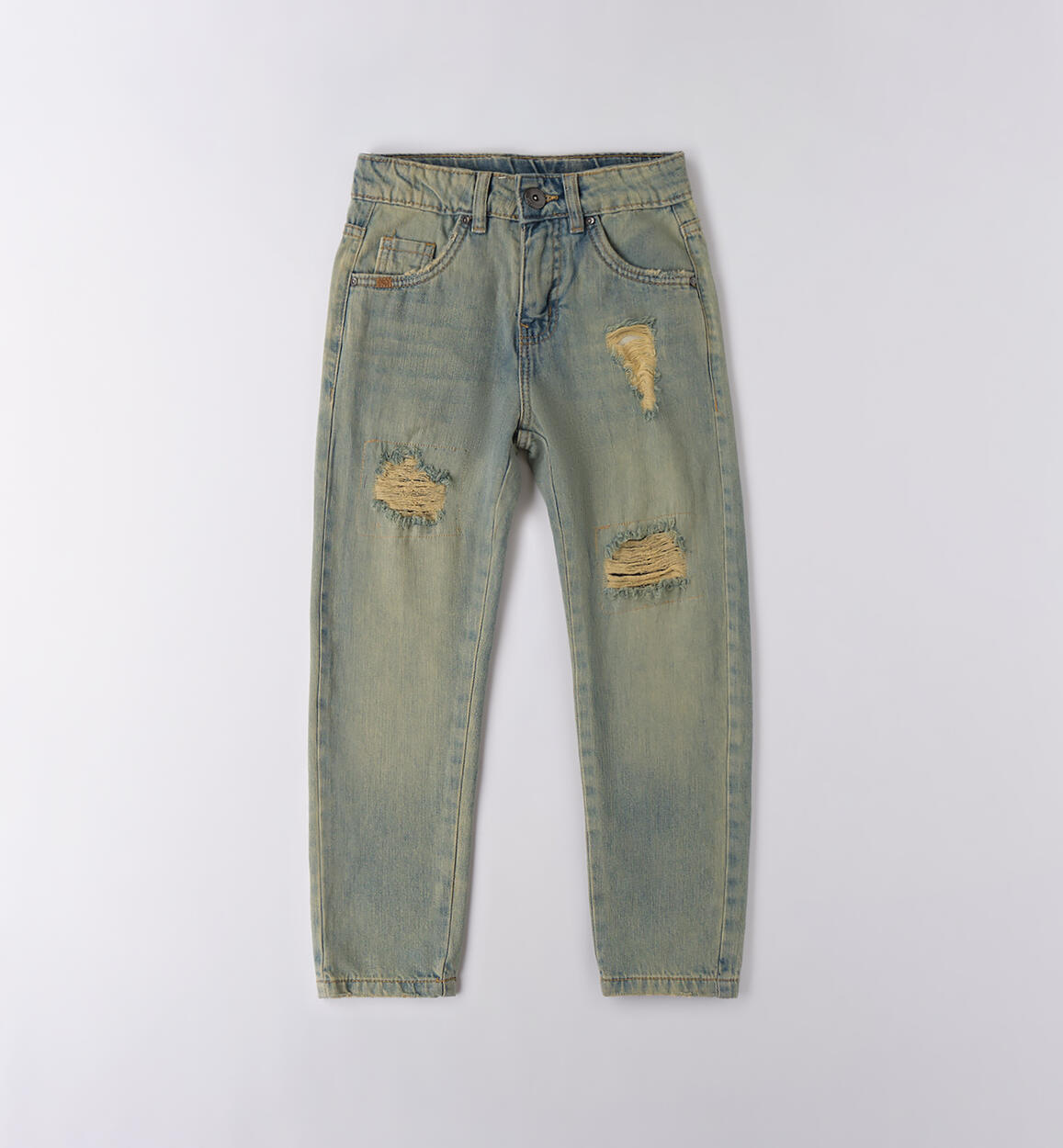 Jeans per ragazzo BLEACH.+OVERDYED BEIGE-7162 - 2520B75500
