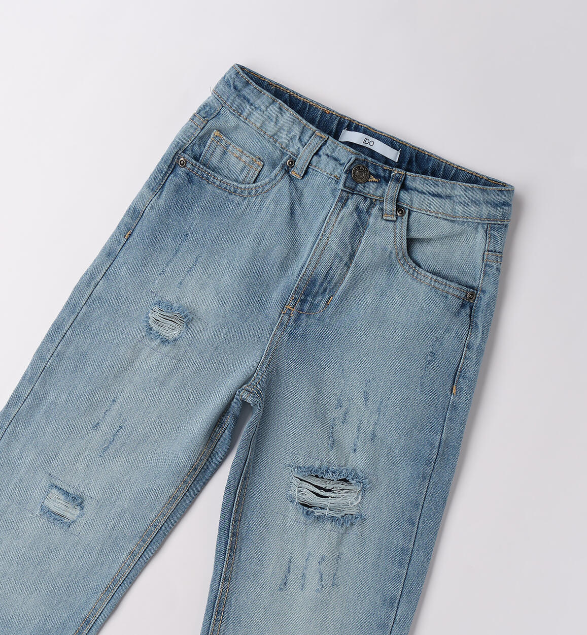 Jeans ragazzo iDO LAVATO CHIARISSIMO-7300 - 2524F47200