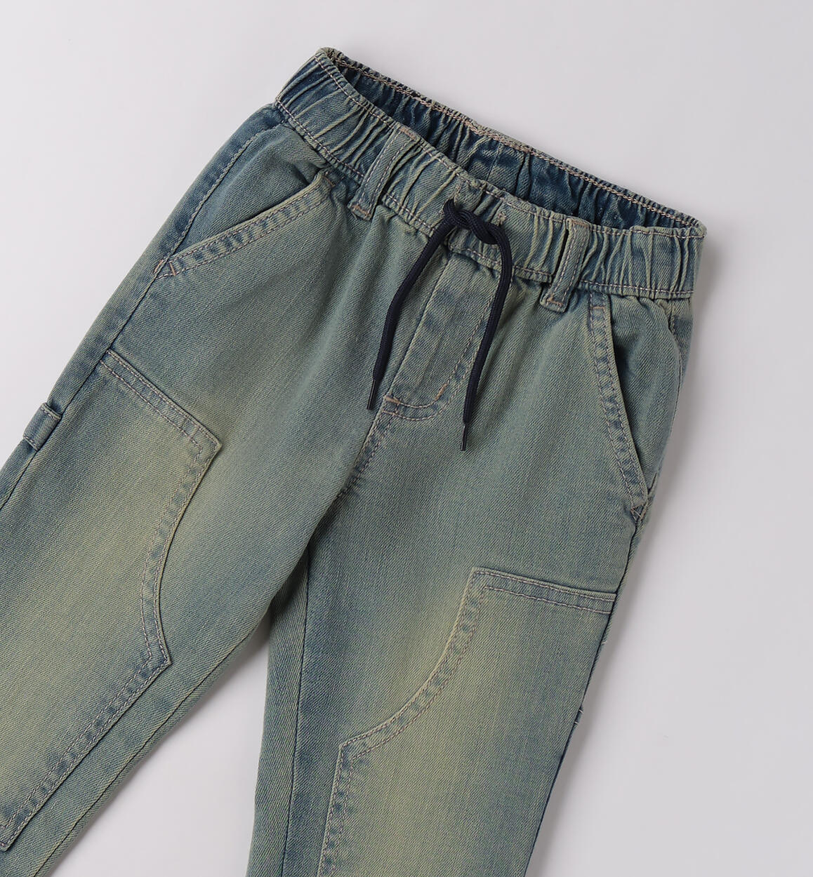 Jeans Sarabanda bambino BLEACH.OVERDYED BEIGE-7160 - 1220F17000