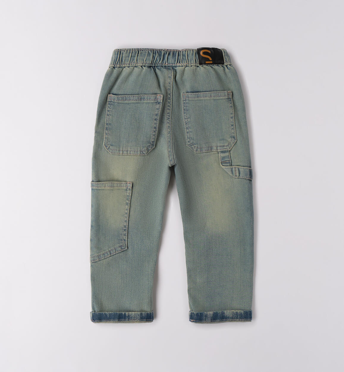 Jeans Sarabanda bambino BLEACH.OVERDYED BEIGE-7160 - 1220F17000