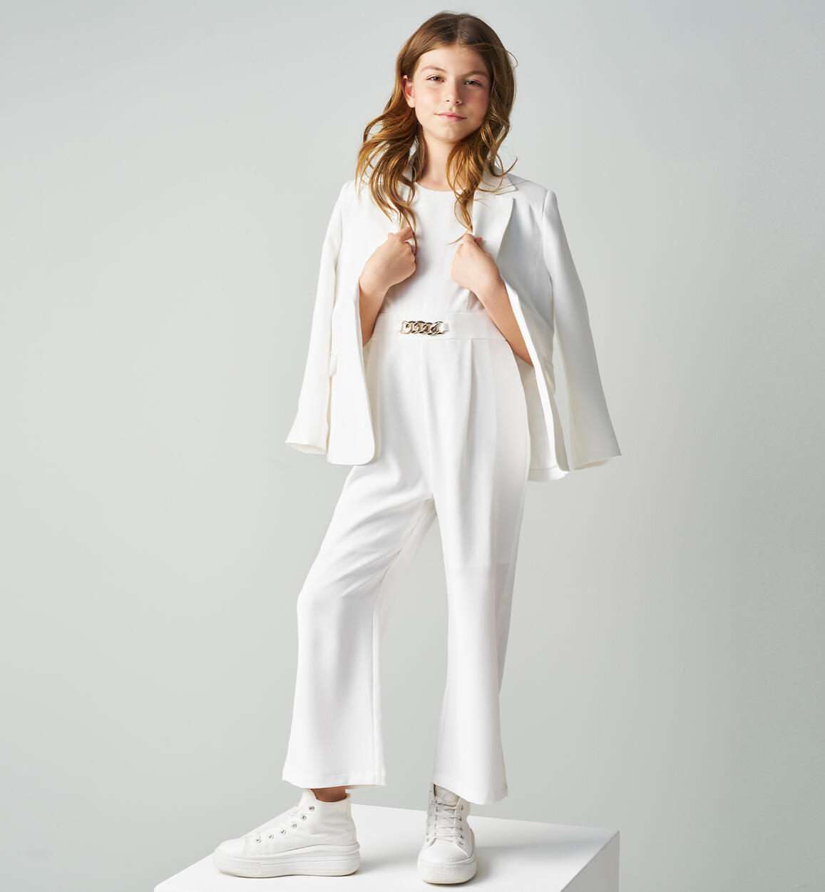 Jumpsuit bambina elegante PANNA iDO
