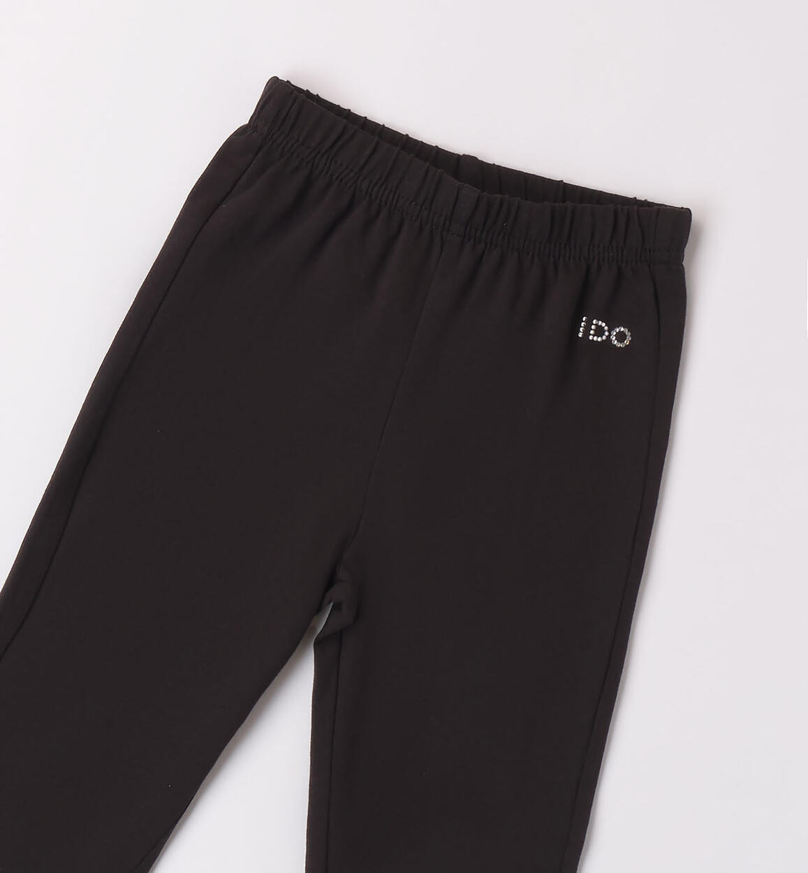 Leggings a campana per bambina NERO iDO