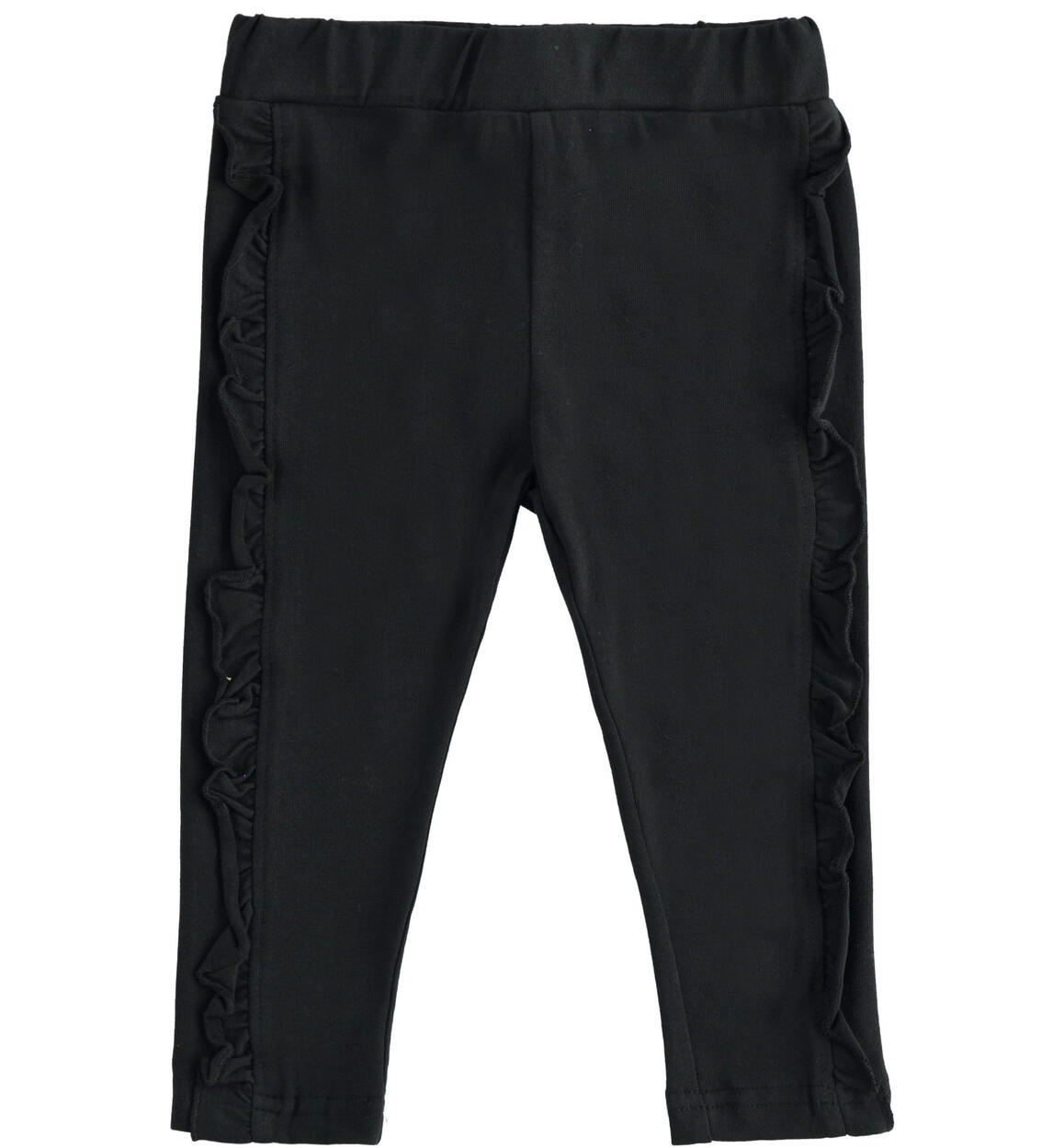 Girls¿ leggings with ruffles from 9 months to 8 years iDO BLACK iDO