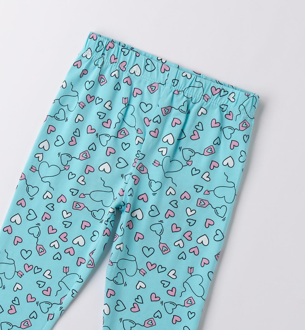 Leggings bambina iDO TURCHESE-ROSA-6BMU - 1594B539G1