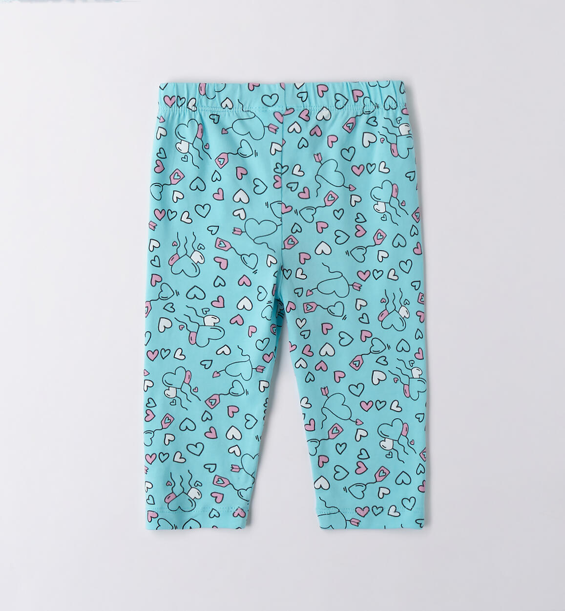 Leggings bambina iDO TURCHESE-ROSA-6BMU - 1594B539G1