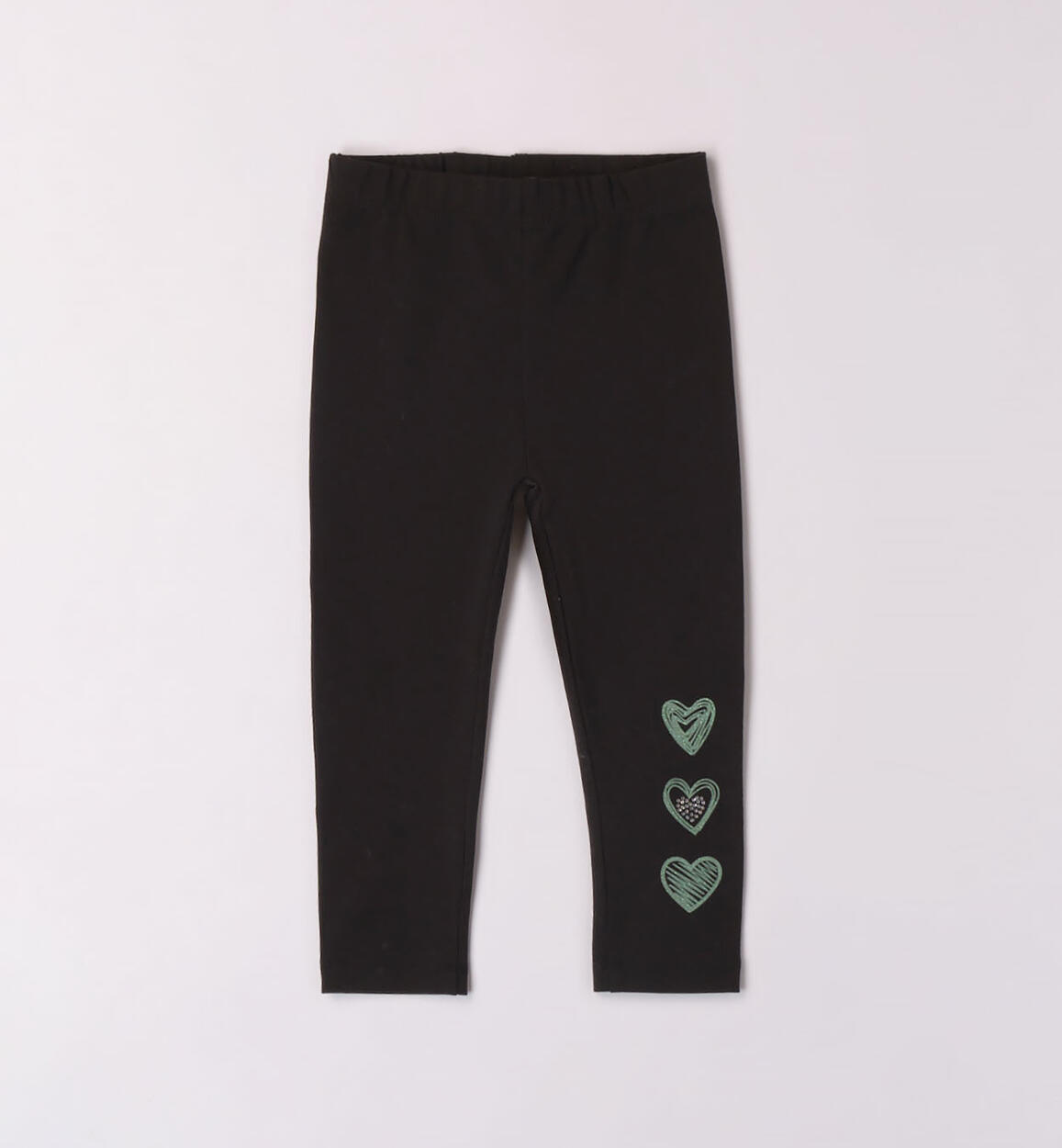 iDO black leggings for girls from 9 months to 8 years BLACK iDO