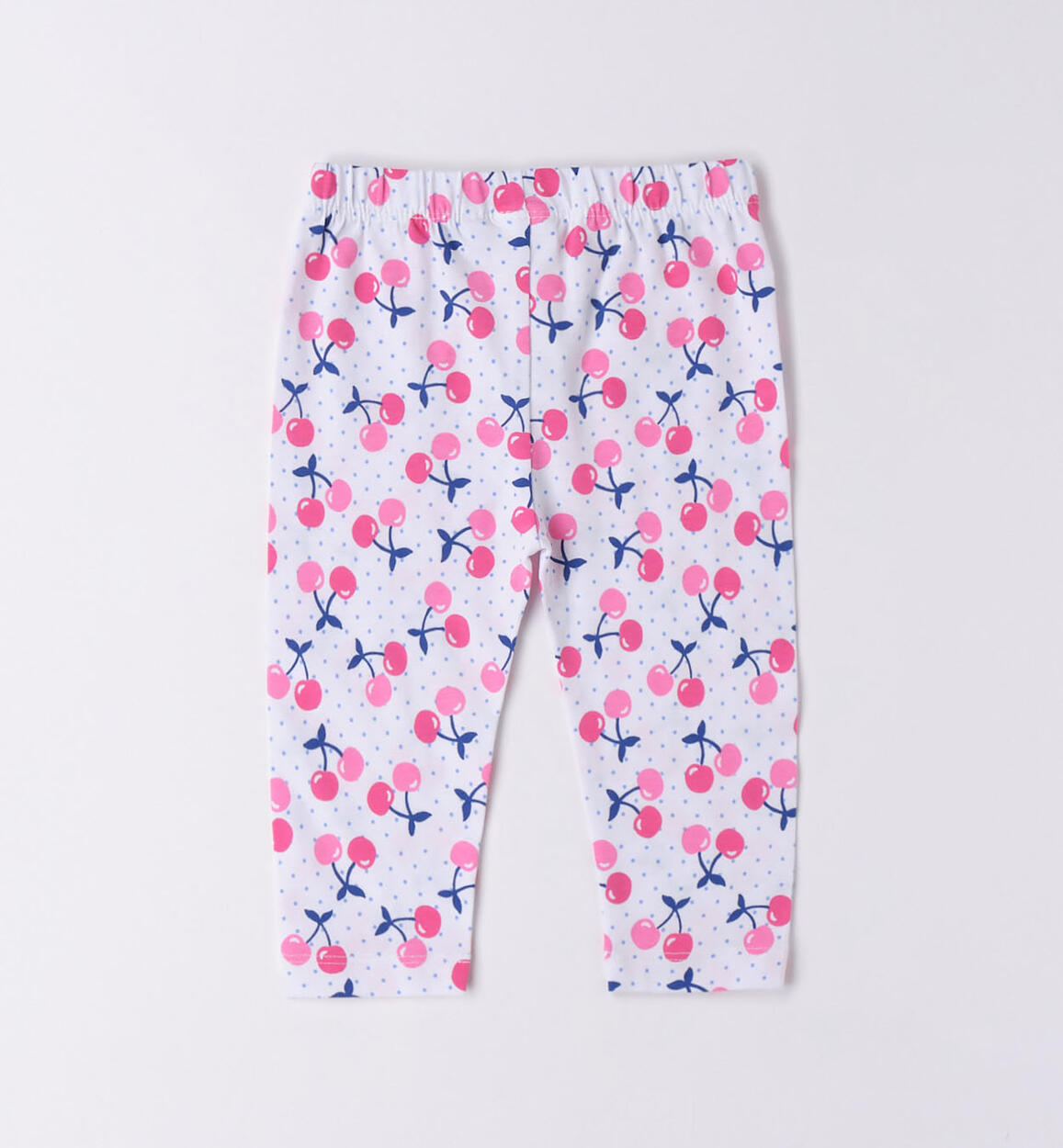 Leggings bambina stampe varie BIANCO-ROSA-6VF5 - 1594676800