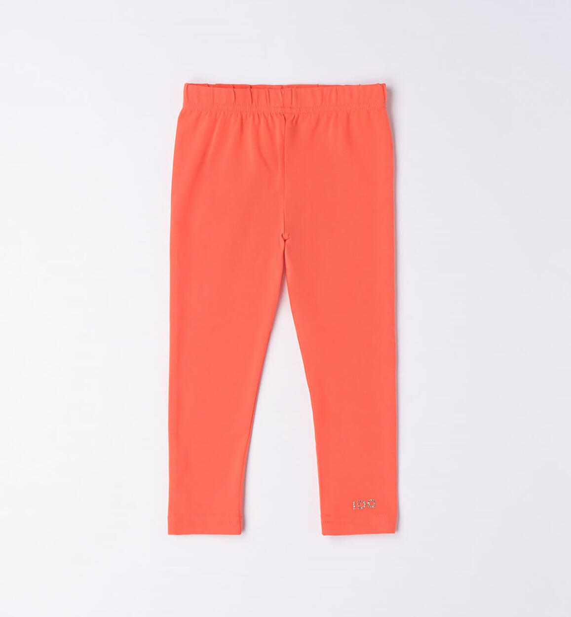 Leggings bambina tinta unita ROSSO iDO