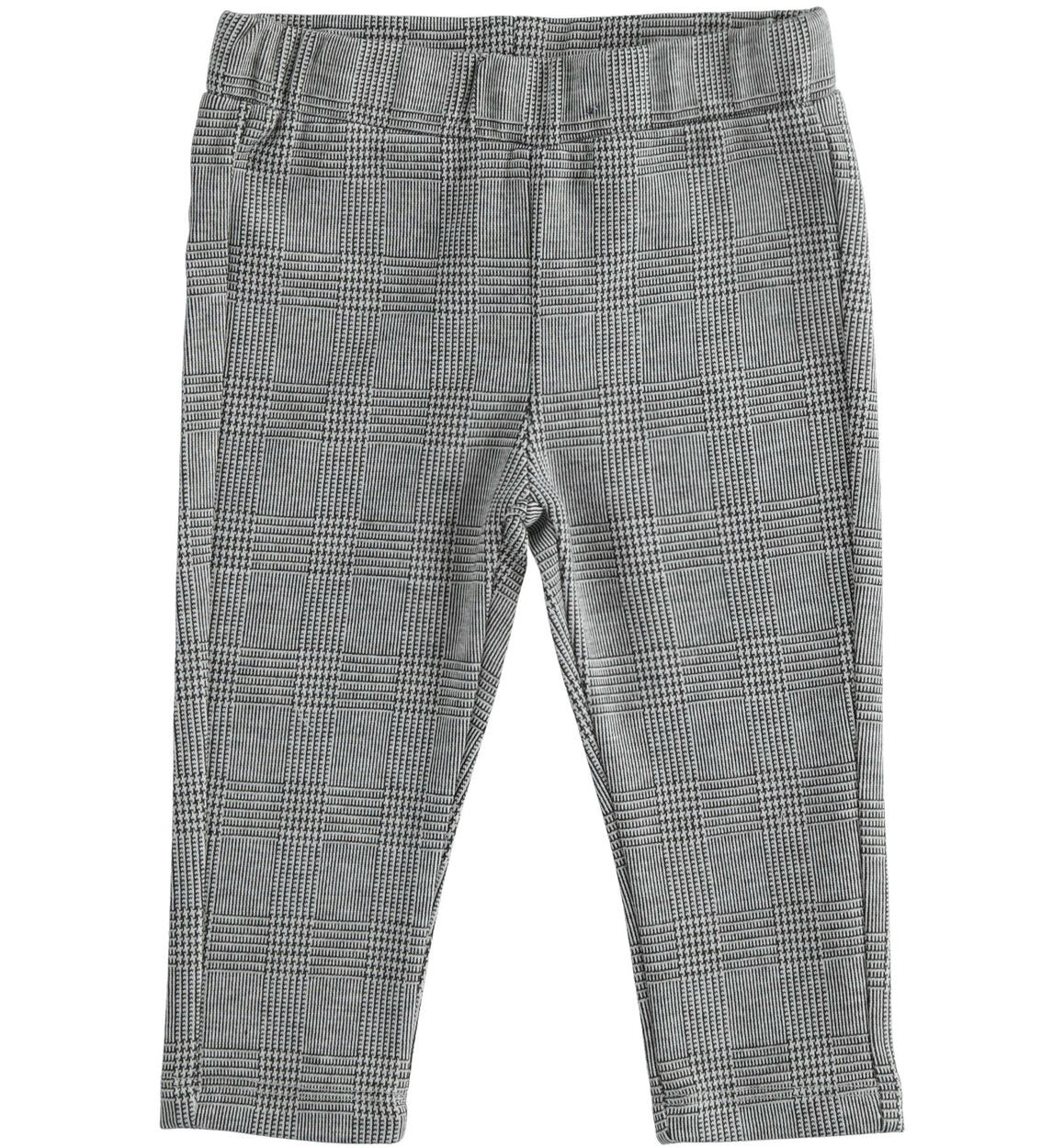 Leggings with ruffles for girls from 9 months to 8 years iDO BLACK iDO