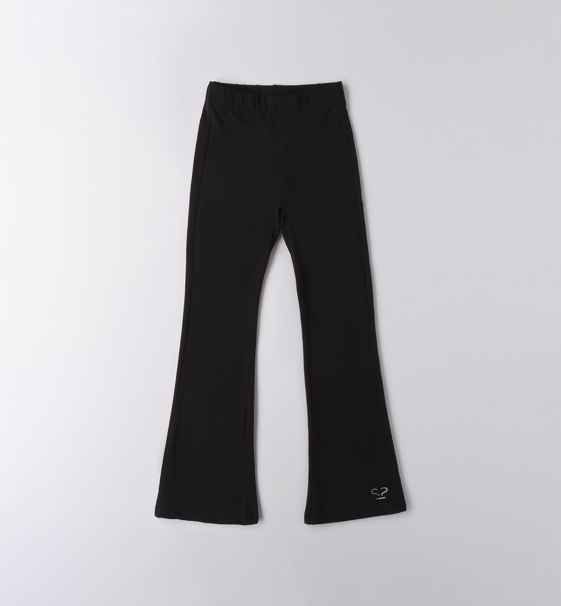 Leggings da bambina NERO Sarabanda