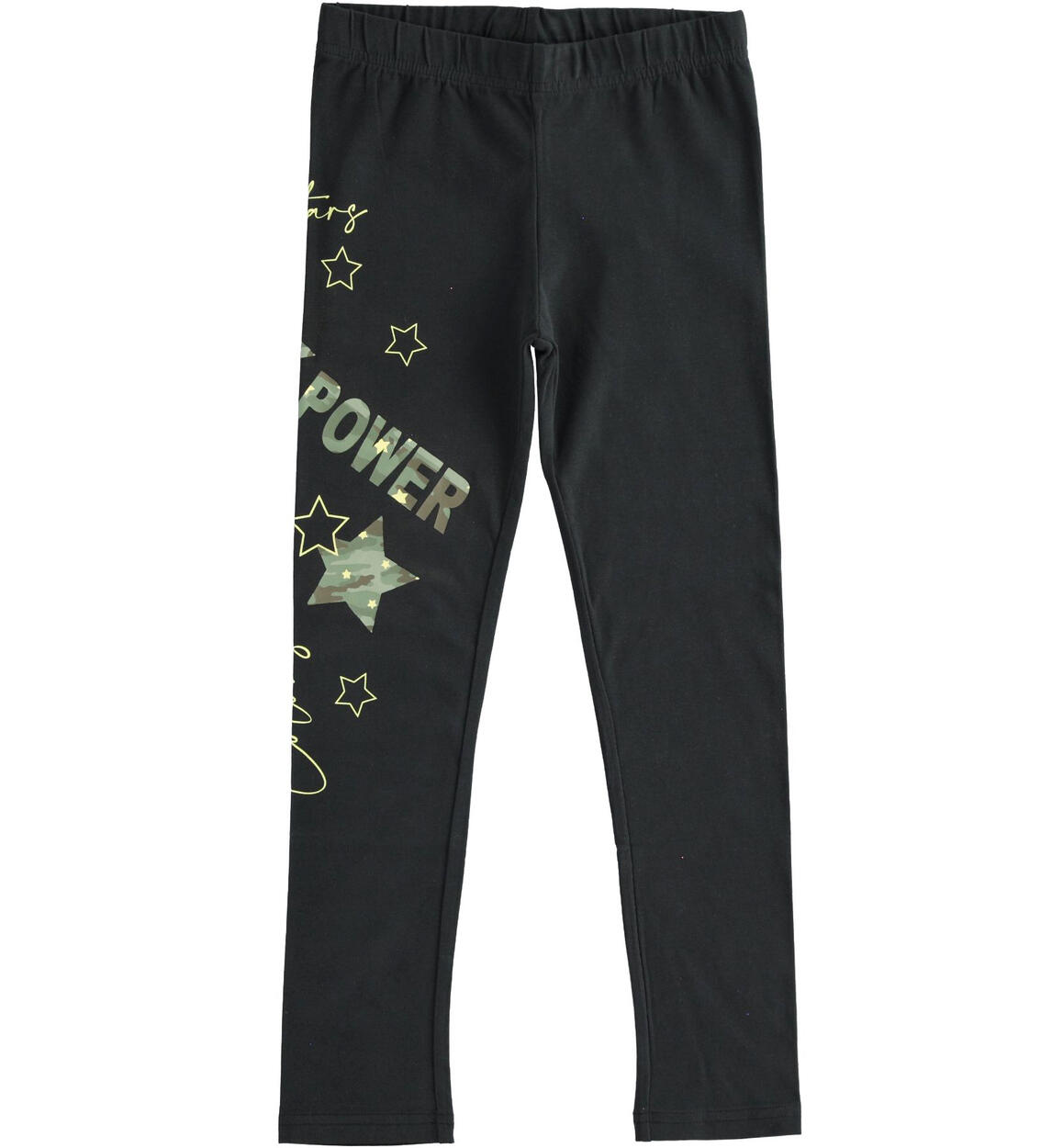Girl¿s leggings with print on the leg  from 8 to 16 years by iDO BLACK iDO