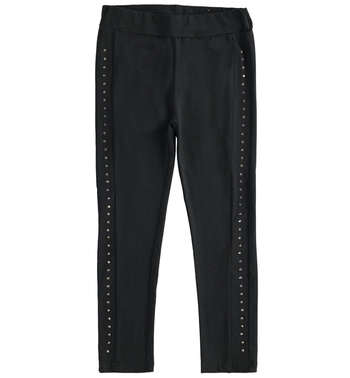 Stretch jersey girl leggings  from 8 to 16 years by iDO BLACK iDO