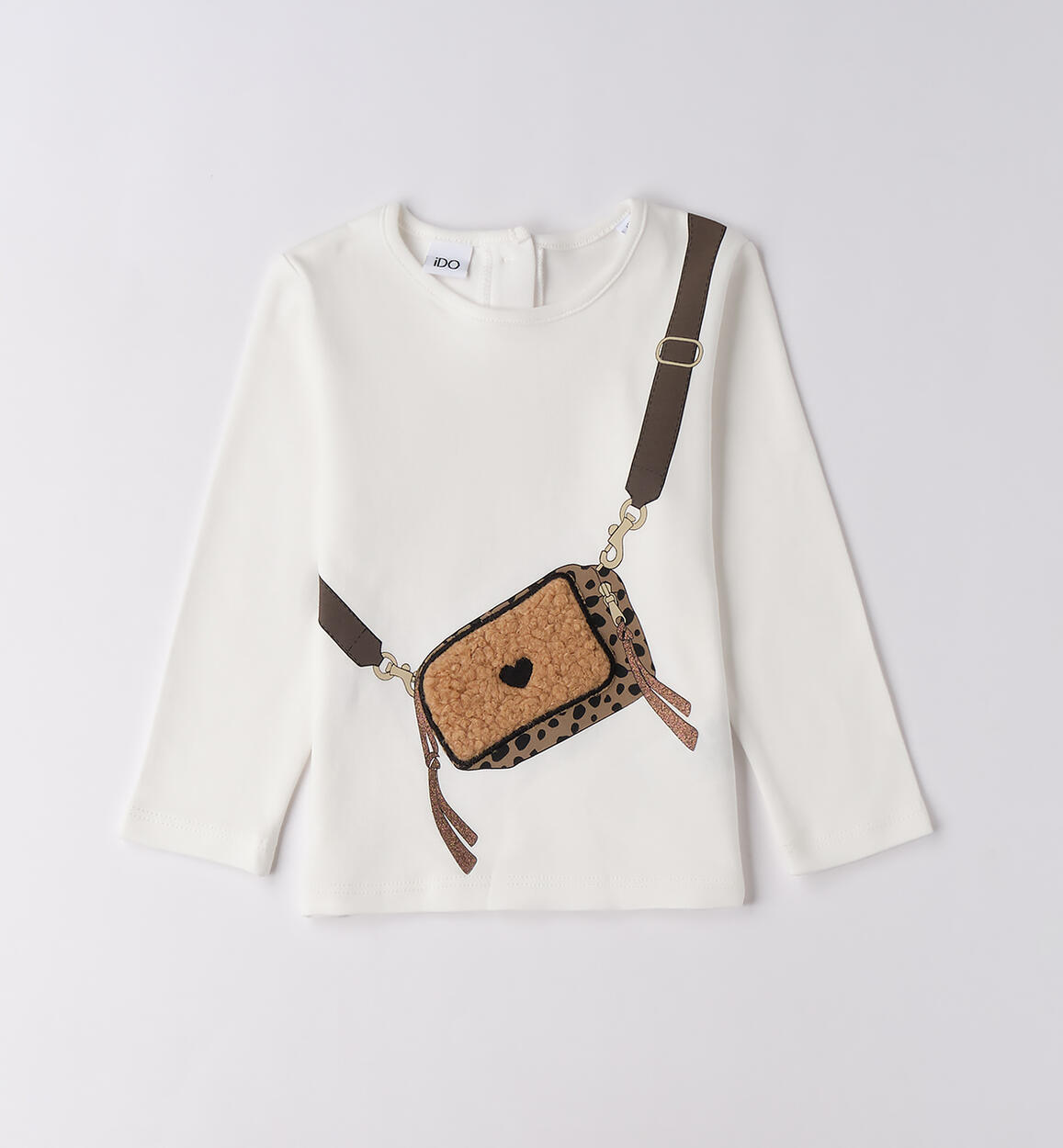 Maglia bambina 100% cotone PANNA iDO