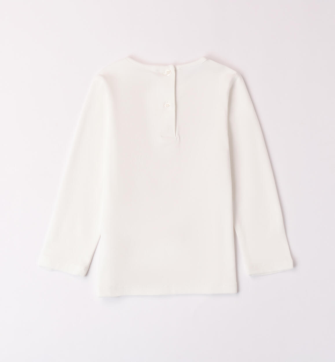 Maglia bambina con fiocco PANNA-0112