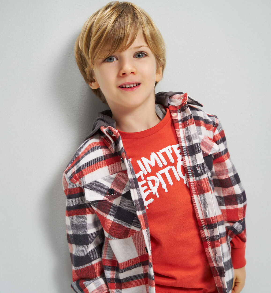 Maglia bambino girocollo ROSSO Sarabanda