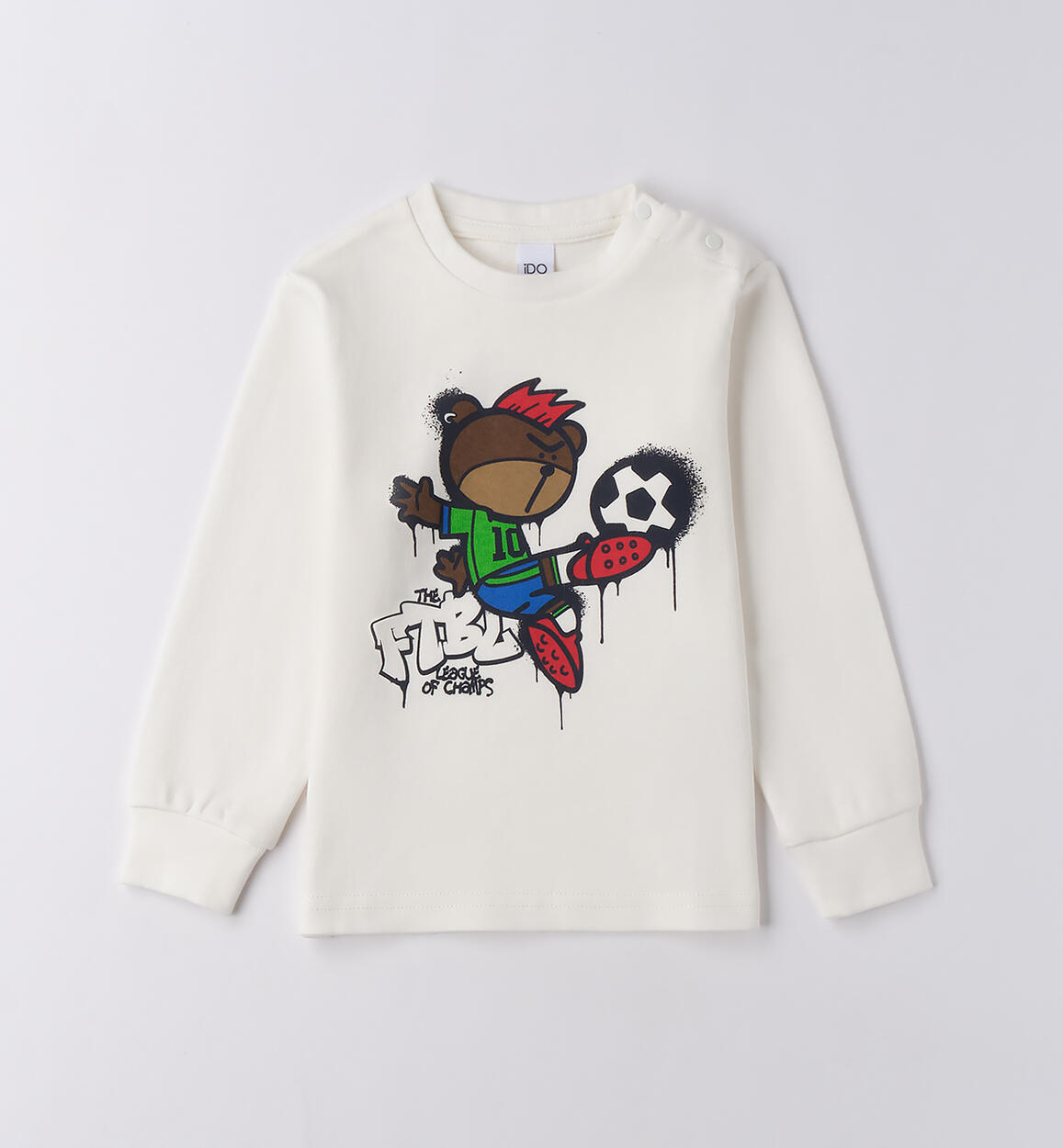 Maglia girocollo bambino PANNA iDO