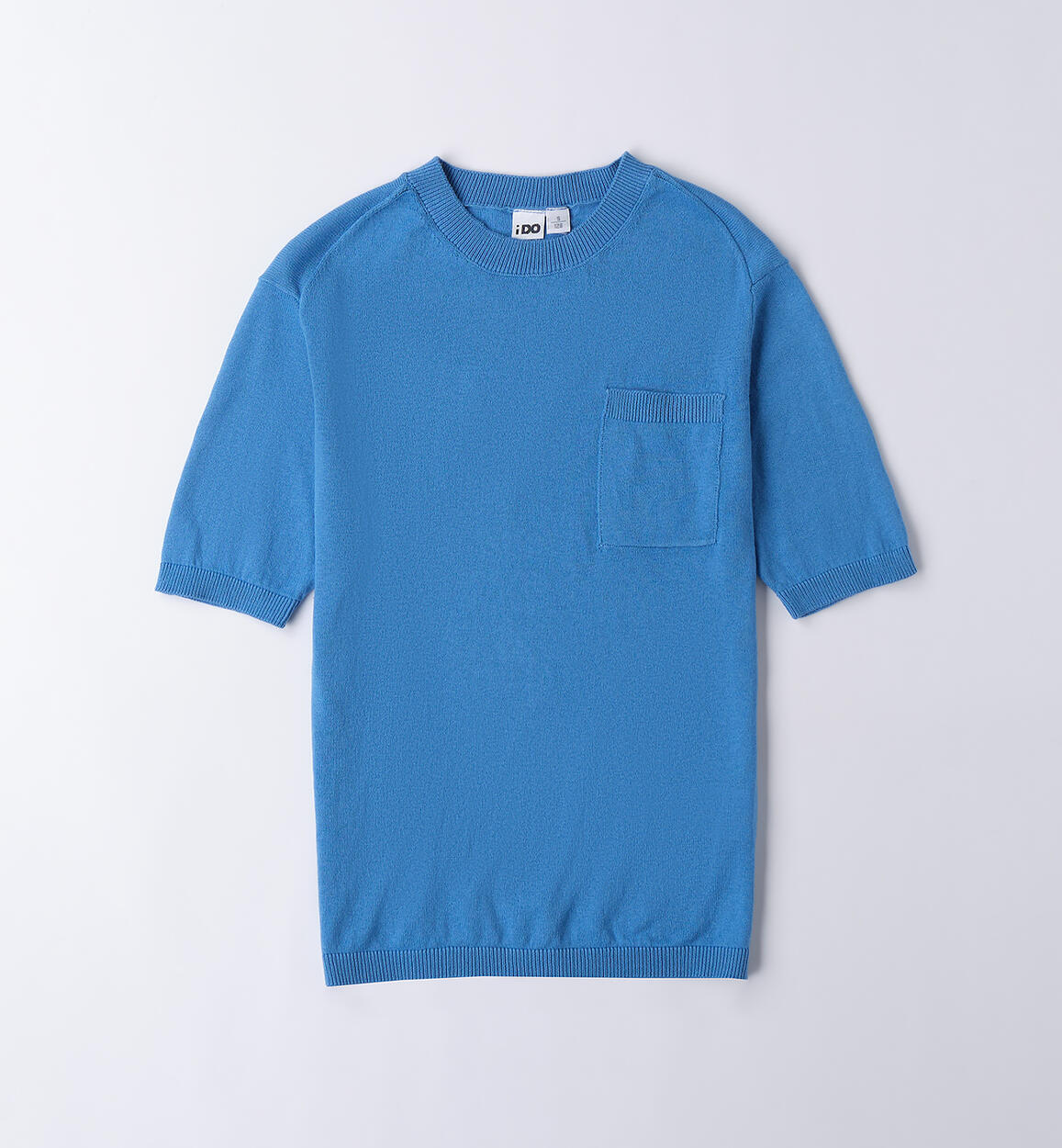 Maglia manica corta per ragazzo BLU iDO