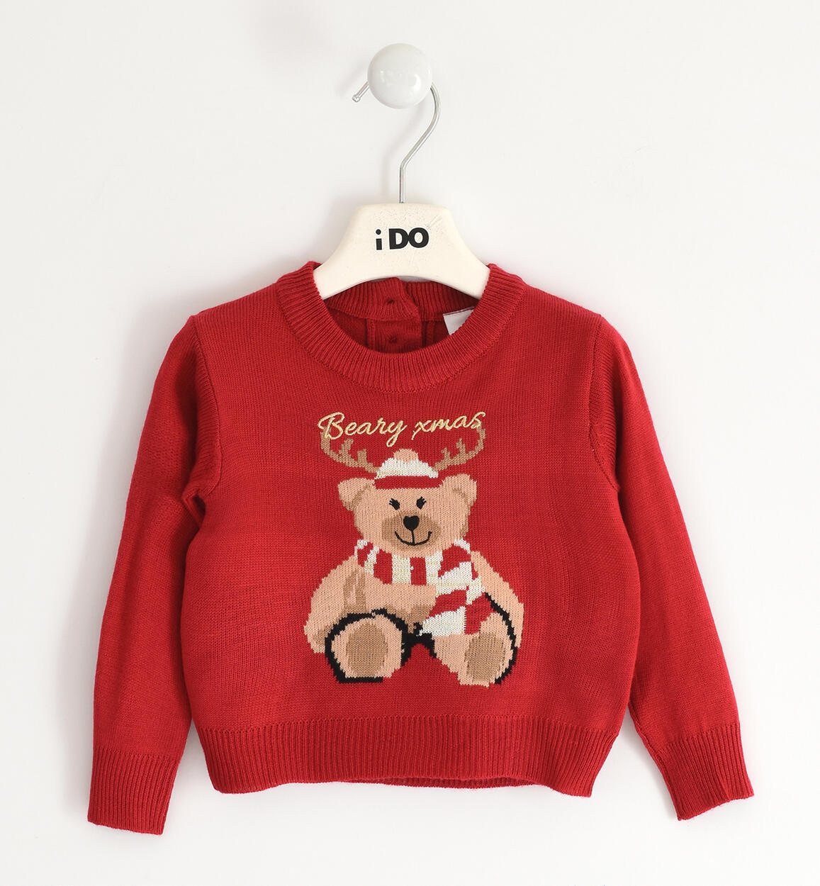 Girl¿s Christmas sweater from 9 months to 8 years iDO RED iDO