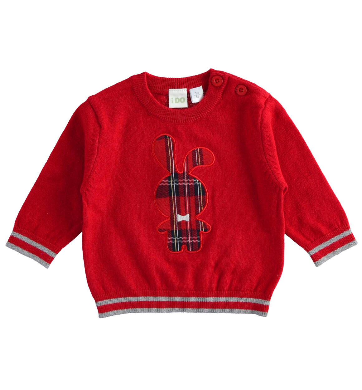 Baby boy Christmas sweater from 1 to 24 months iDO RED iDO