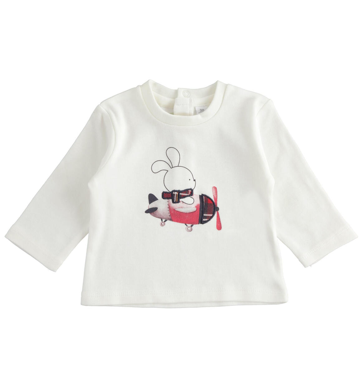 Newborn boy cotton t-shirt from 1 to 24 months iDO CREAM iDO