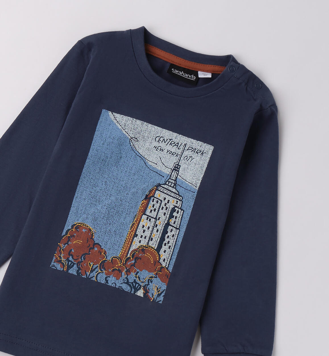 Maglia per bambino girocollo BLU-3656 - 1200F14400