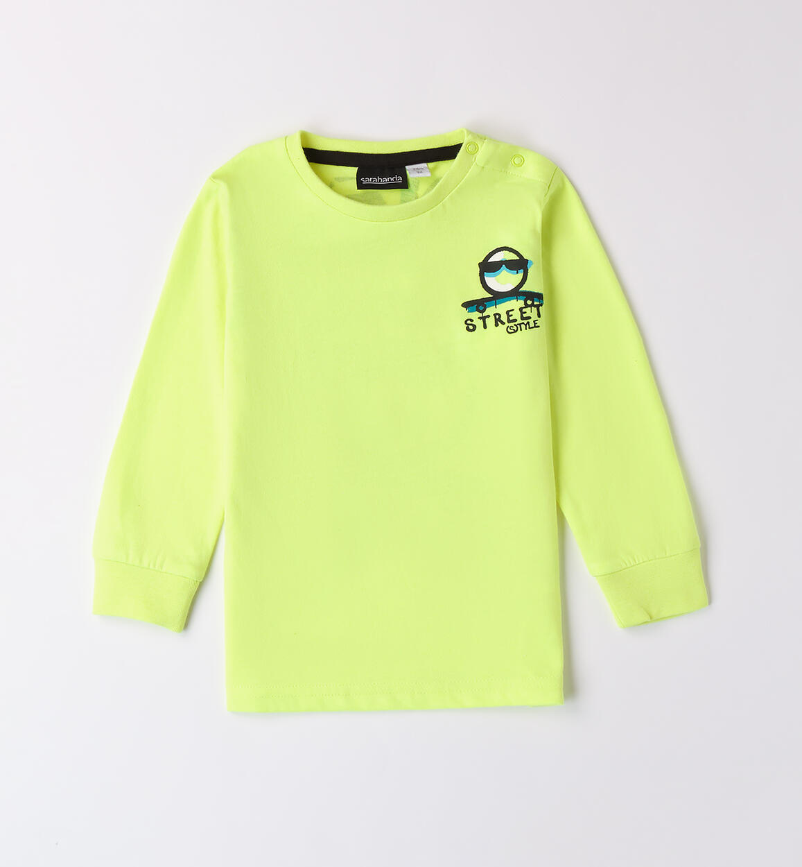 Maglia per bambino girocollo VERDE Sarabanda