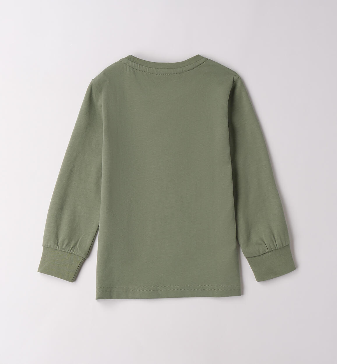 Maglia per bambino girocollo VERDE SALVIA-4921 - 1200F02300