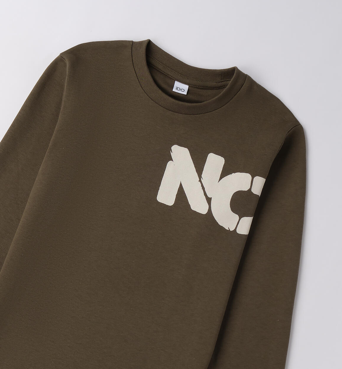 Maglia per ragazzo iDO VERDE MILITARE-5557 - 2424F43400