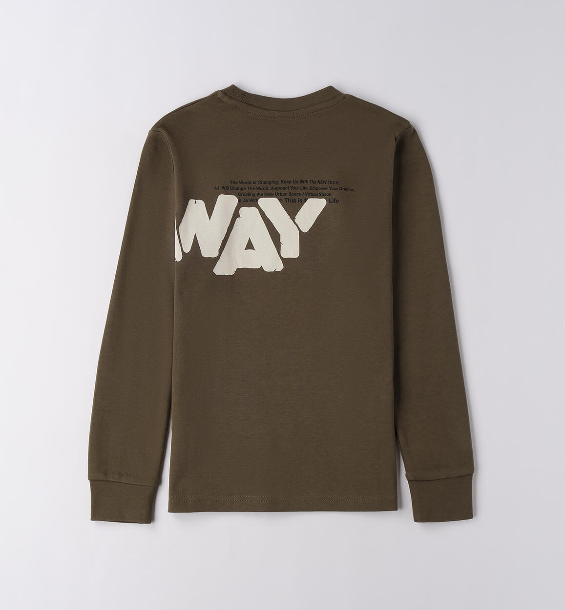 Maglia per ragazzo iDO VERDE MILITARE-5557 - 2424F43400