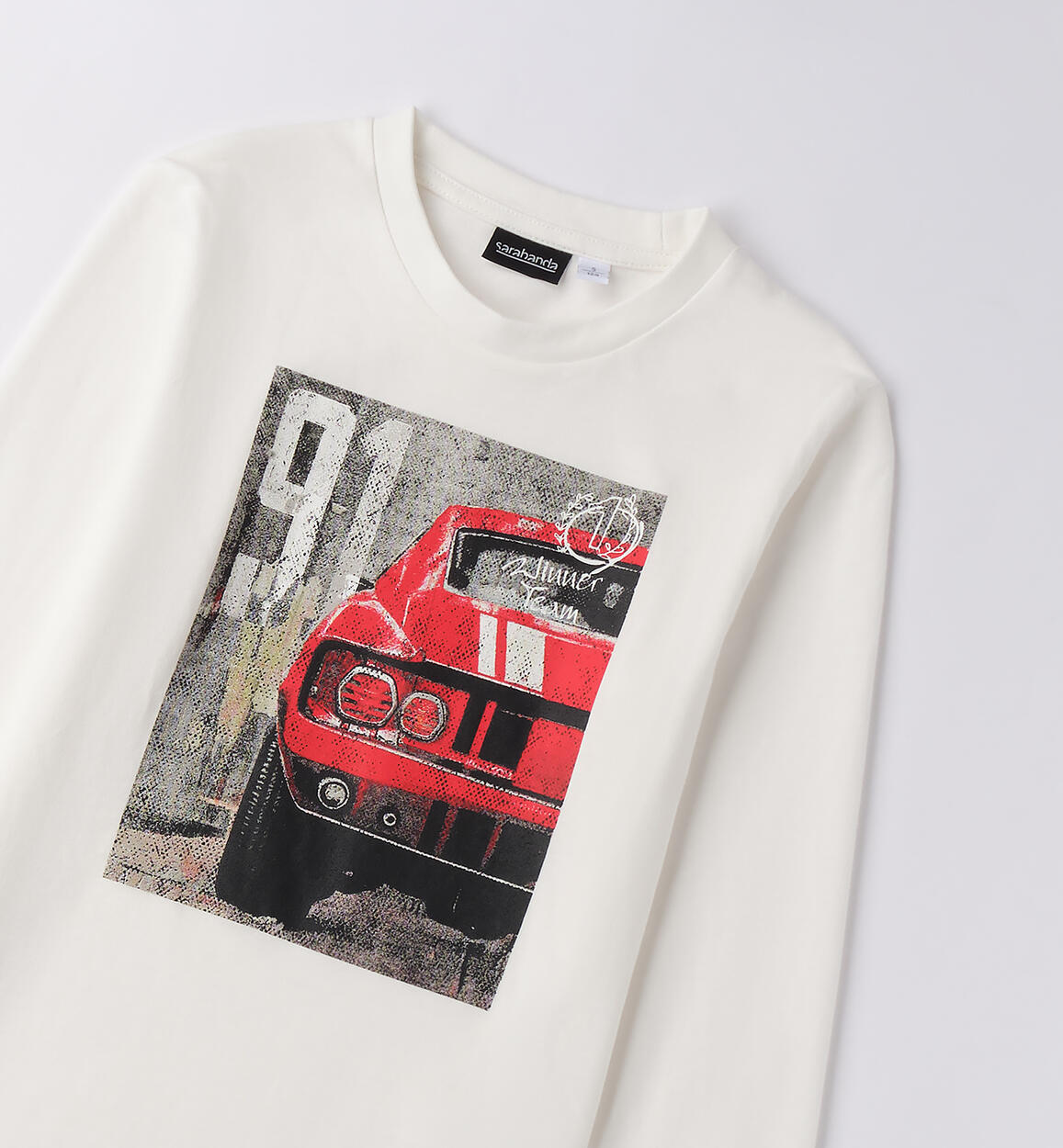 Maglia ragazzo girocollo PANNA-0112 - 2420F66400