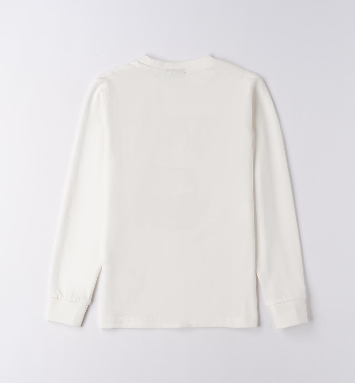 Maglia ragazzo girocollo PANNA-0112 - 2420F66400