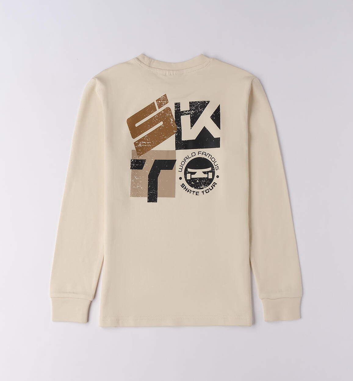Maglia ragazzo Sarabanda ECRU-0124 - 2420F62200
