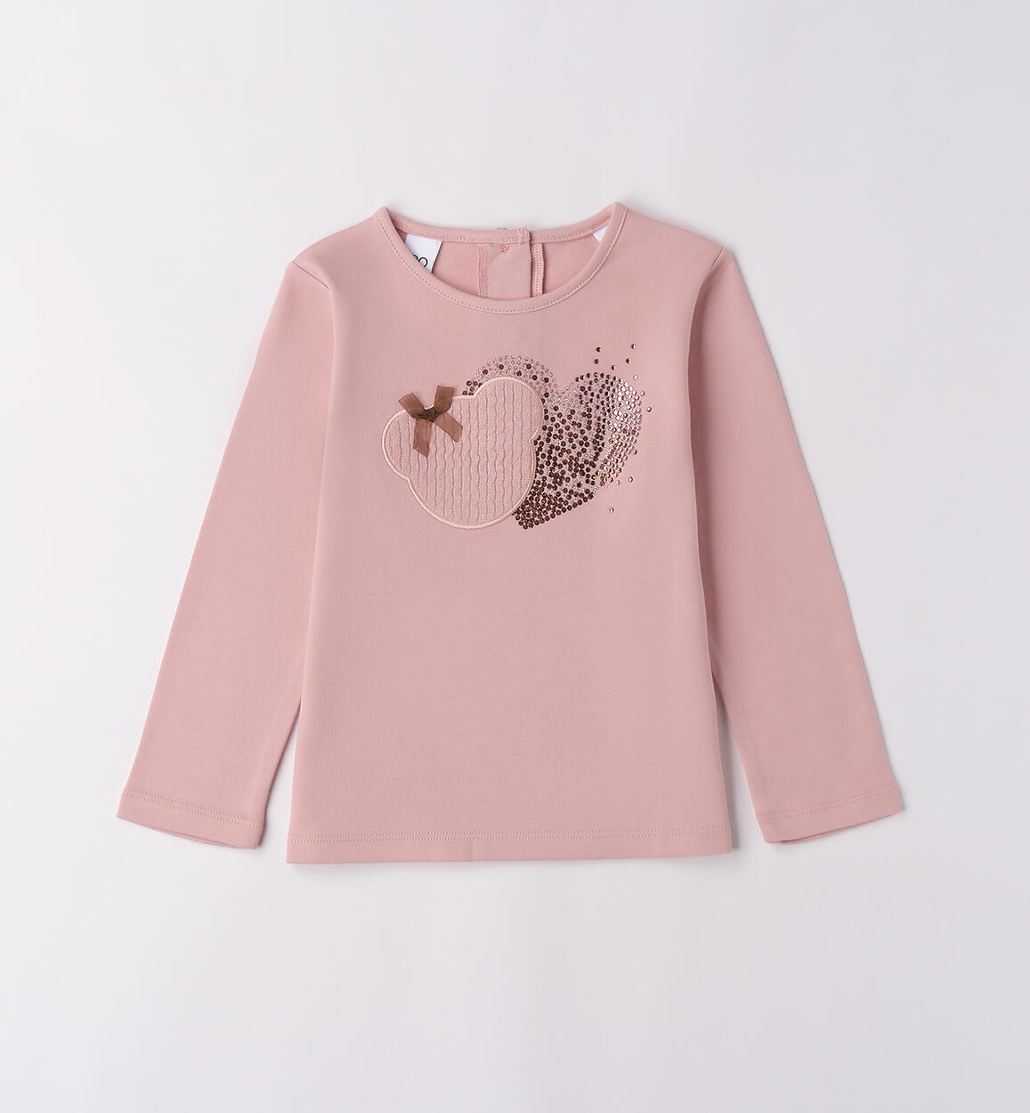 Maglietta 100% cotone bambina ROSA iDO